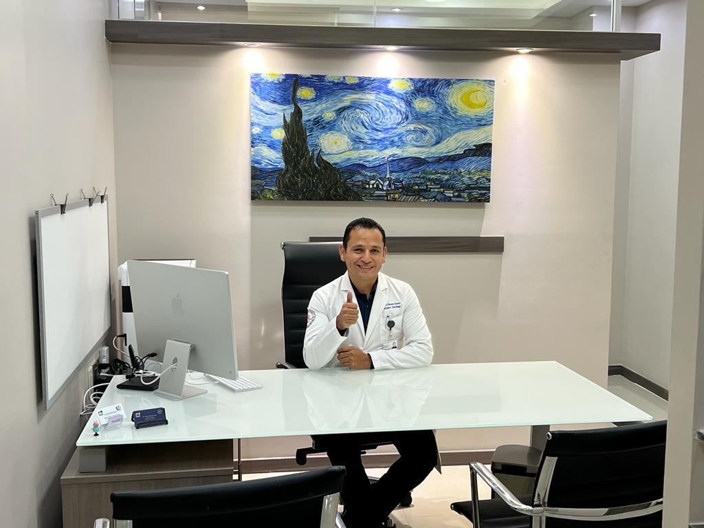 Consultorio del Dr. Aldo Olvera Casas, oncólogo en Hospital Ángeles Centro Sur Querétaro