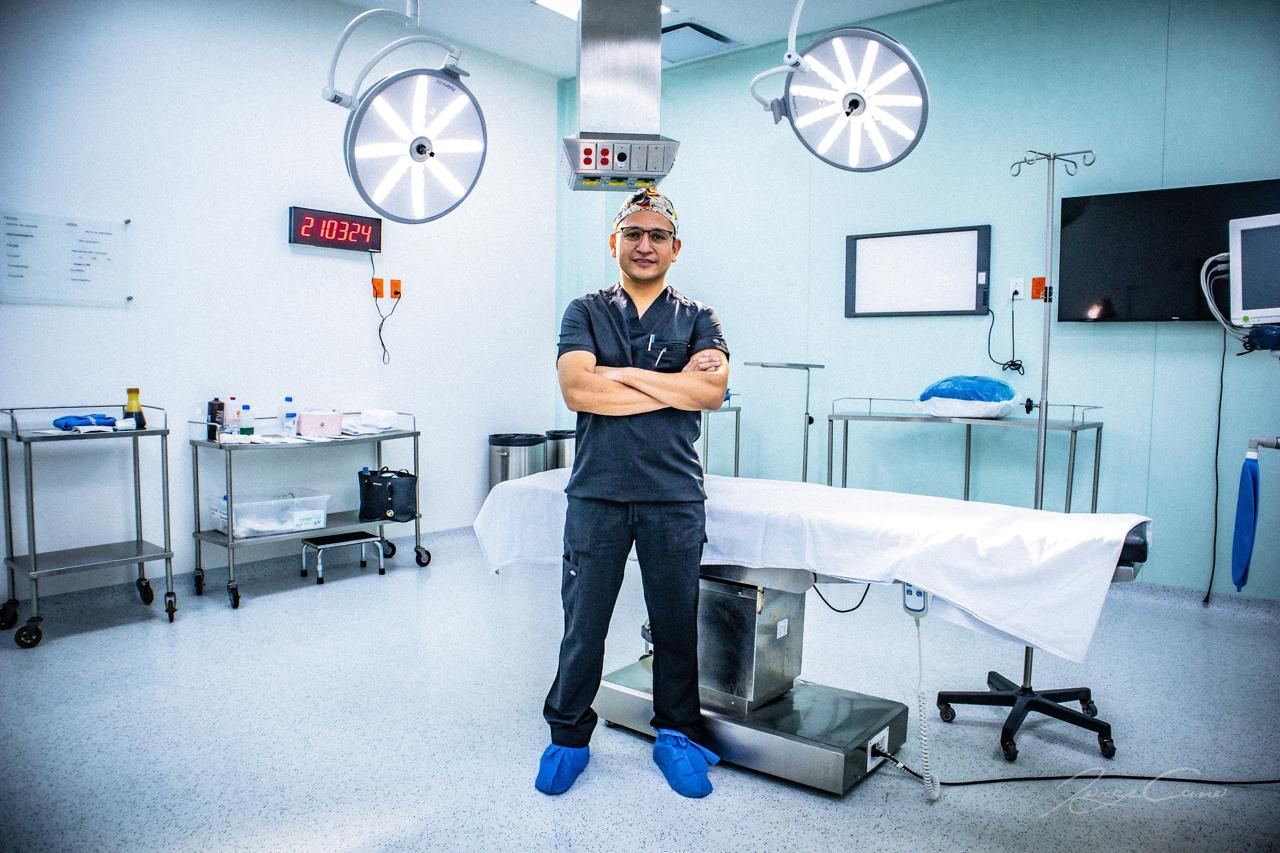 Quirófano donde opera el Dr. Aldo Olvera Casas, cirujano oncólogo en Querétaro